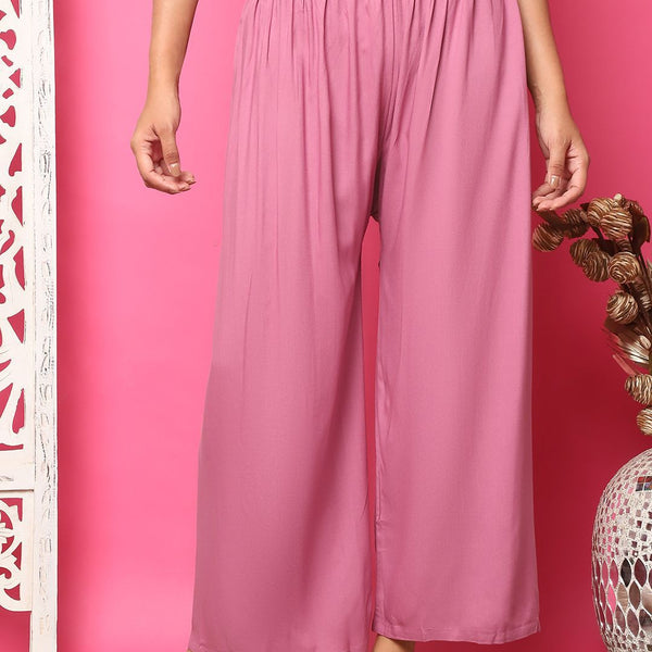 TAG 7 Women Flared Palazzos - Distacart