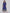 AURELIA Blue & Gold-Toned Ethnic Motifs Ethnic A-Line Midi Dress