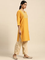 Thumbnail for All About You Women Yoke Zari Detail Kurta - Distacart