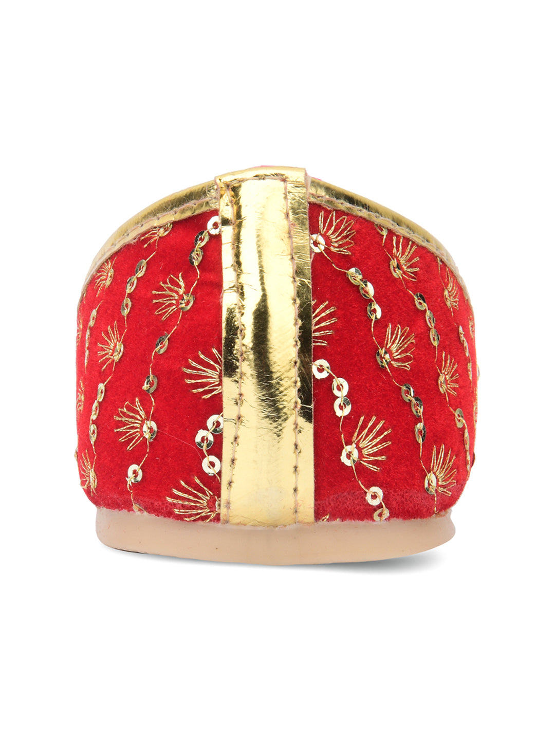 Desi Colour Women Indian Ethnic Footwear-Red Star - Distacart
