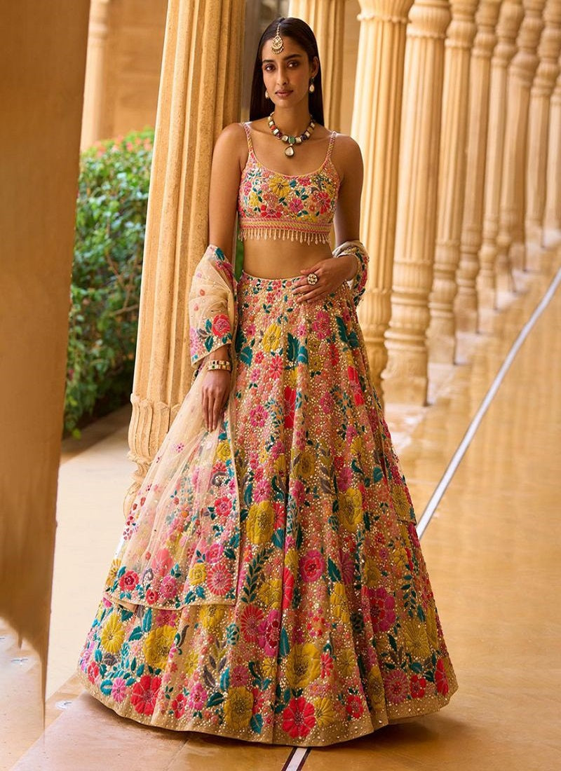 Lehenga Mart Glamorous Designer Lehenga Choli for Bridal and Bridesmaids Wedding Wear Choli - Distacart