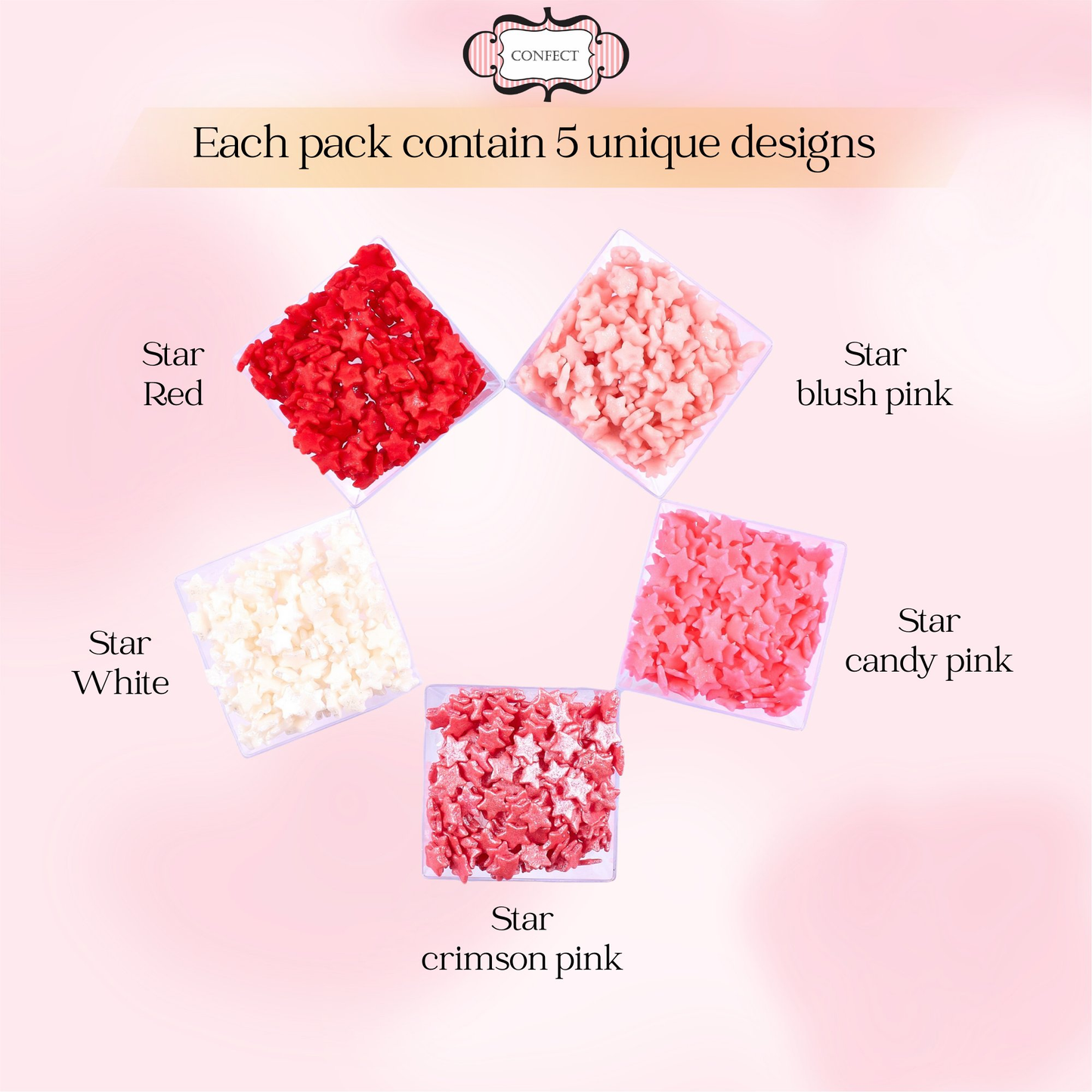 valentine sprinkles vs multipack 20 100 gms