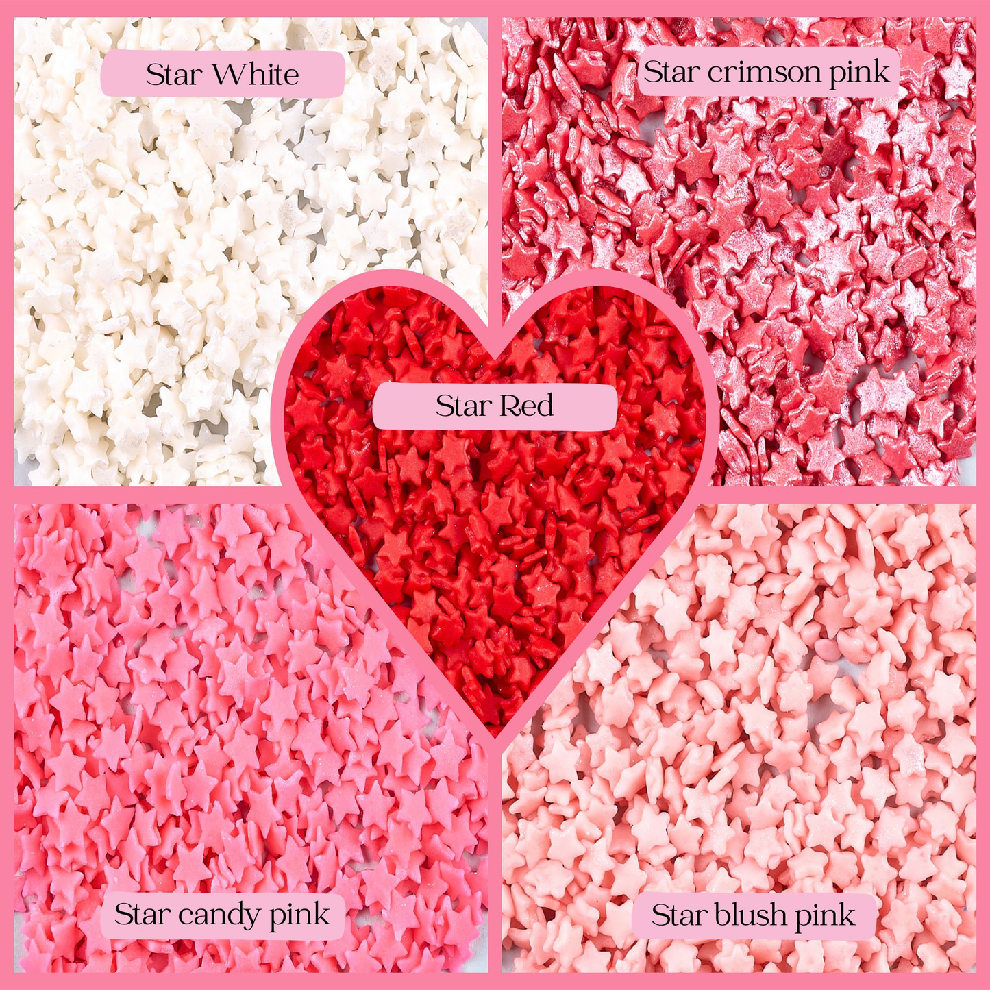 valentine sprinkles vs multipack 20 100 gms
