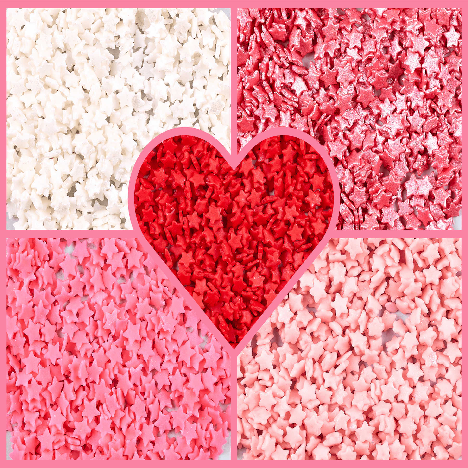 valentine sprinkles vs multipack 20 100 gms