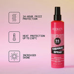 Thumbnail for Redken Thermal Hair Spray, 24 Hour Anti Frizz & Up To 230 Degree C Heat Protection - Distacart