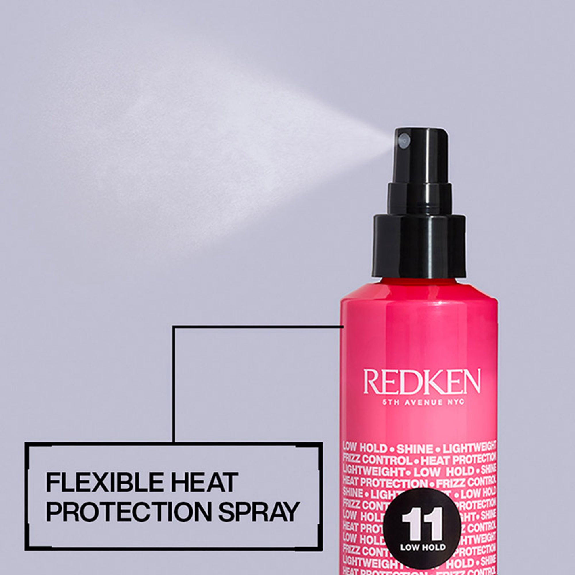Redken Thermal Hair Spray, 24 Hour Anti Frizz & Up To 230 Degree C Heat Protection - Distacart