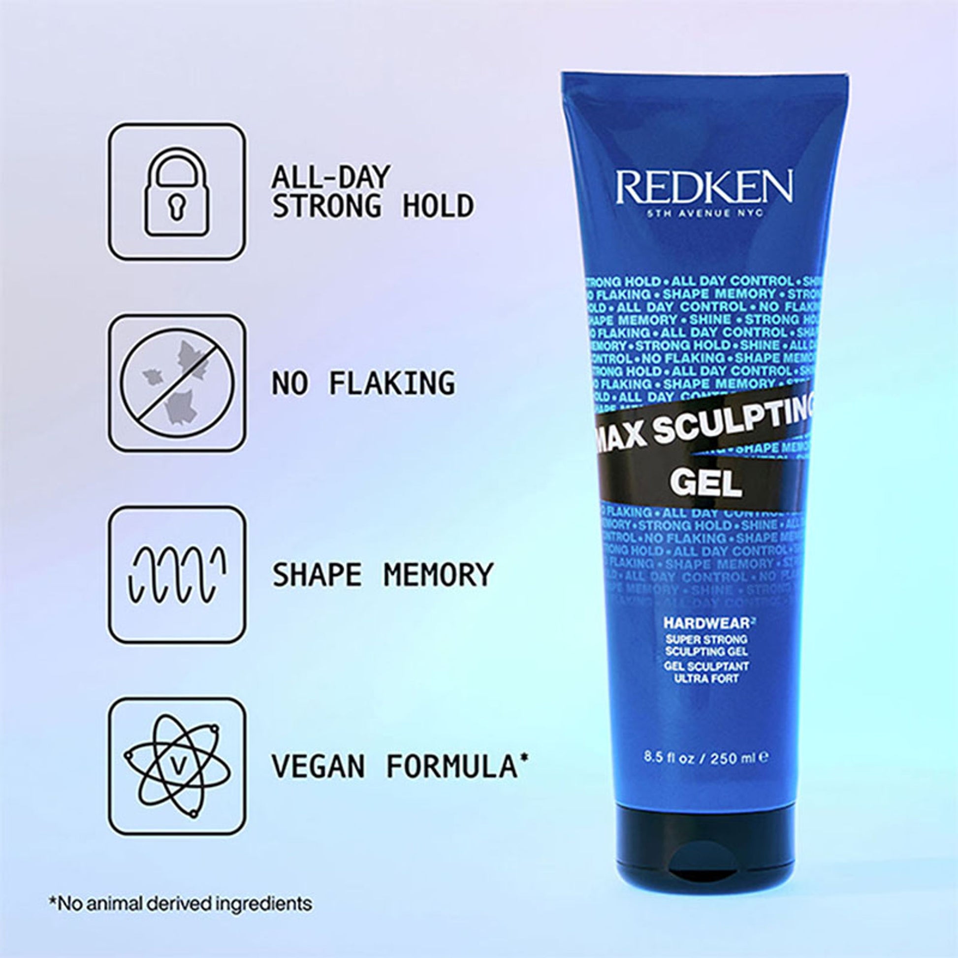 Redken Max Sculpting Gel For All-Day Strong Hold, Shape Memory & High Shine - Distacart