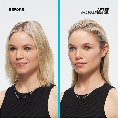 Redken Max Sculpting Gel For All-Day Strong Hold, Shape Memory & High Shine - Distacart