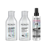 Thumbnail for Redken Hair Protect Combo - Acidic Bonding Concentrate Shampoo, Conditioner & One United - Distacart