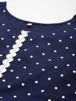 Thumbnail for Ahalyaa Women's Traditional wear Ethnic Dress - Navy Blue - Distacart