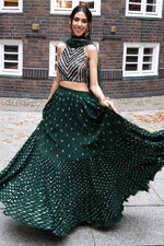 Thumbnail for Lehenga Mart Glamorous Designer Lehenga Choli for Bridal and Bridesmaids Wedding Wear Choli - Distacart