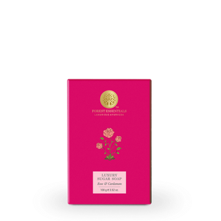 Forest Essentials Luxury Sugar Soap Rose & Cardamom - Distacart