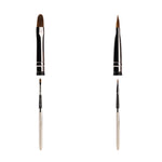 Thumbnail for PAC Studio Lip Brush 319 - Tapered Lip Brush Stainless Steel Handle Turns into a Cap, Ideal for Lip Shaping - Distacart