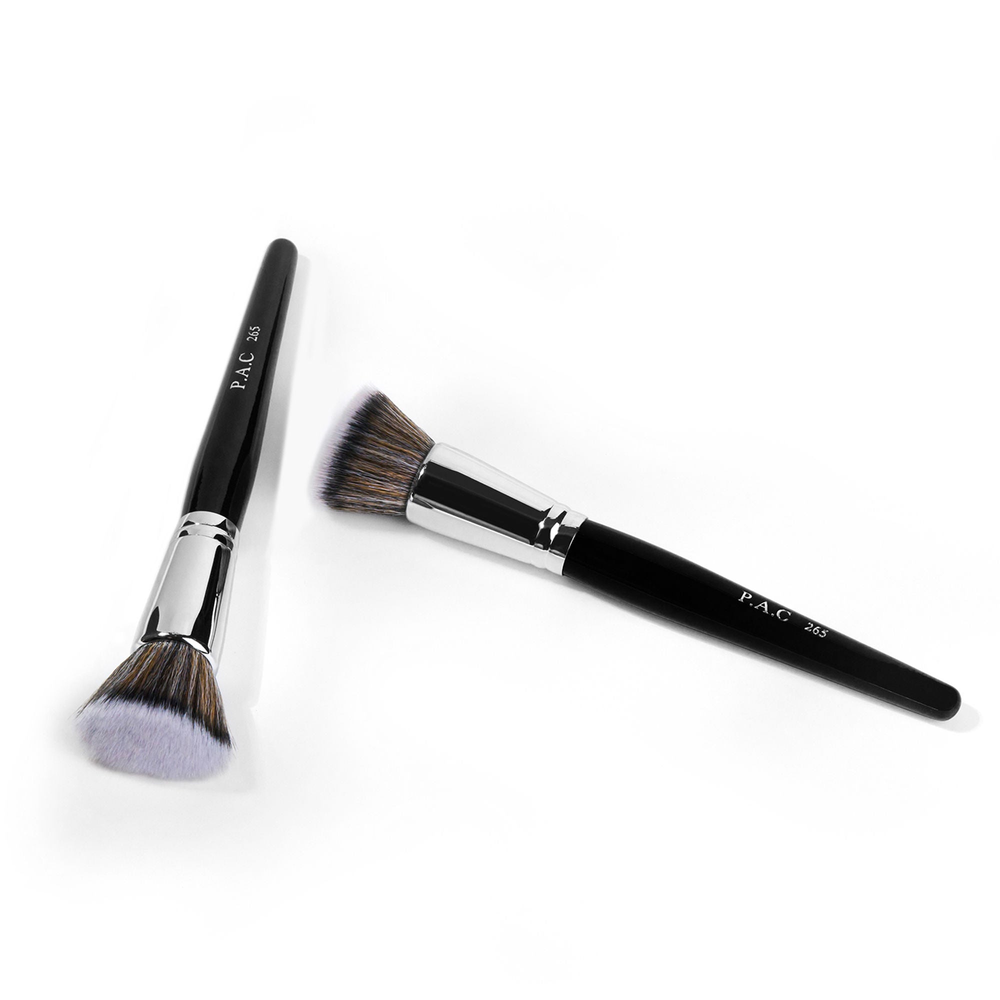 PAC Studio Foundation Blending Brush 265 - Flat Kabuki, Dense Soft Synthetic Bristles for Airbrush Finish