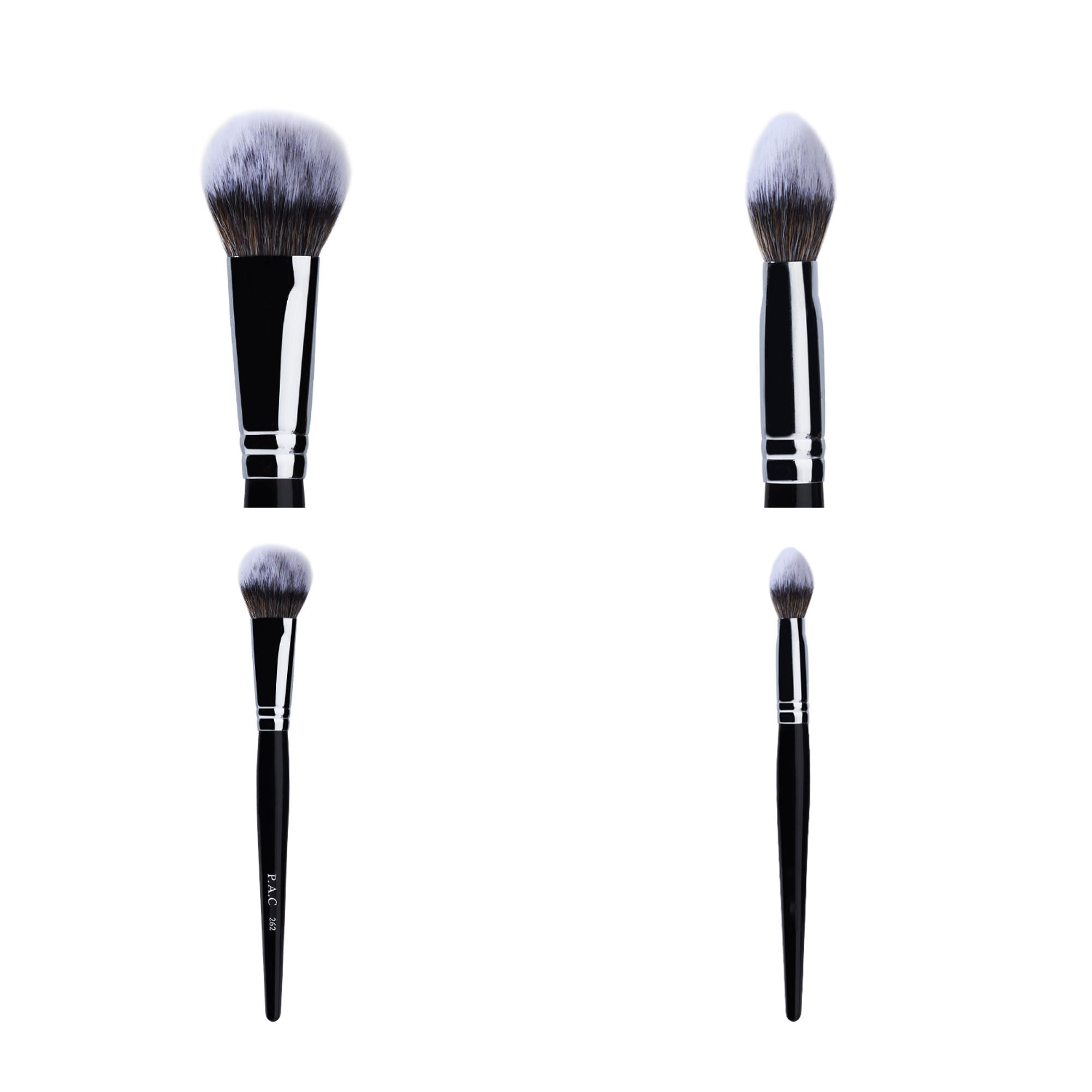 PAC Studio Blush Brush 262 - Small Tapered Dome Shaped, Multi Functional Use, Soft Synthetic Bristles - Distacart