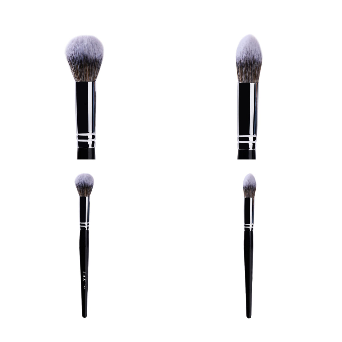 PAC Studio Powder Brush 245 - Medium Dome Shaped Sculpting Powder Brush, Feather Soft Synthetic Bristles - Distacart