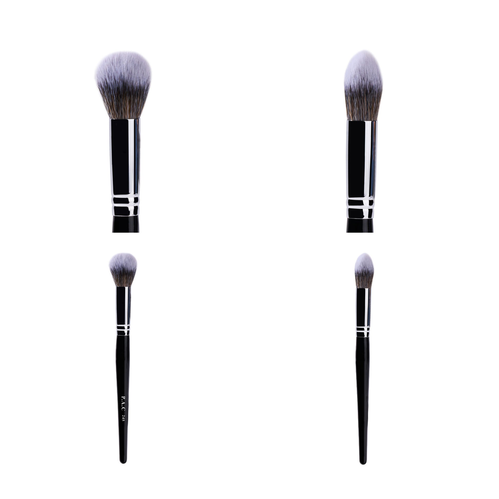 PAC Studio Powder Brush 245 - Medium Dome Shaped Sculpting Powder Brush, Feather Soft Synthetic Bristles - Distacart