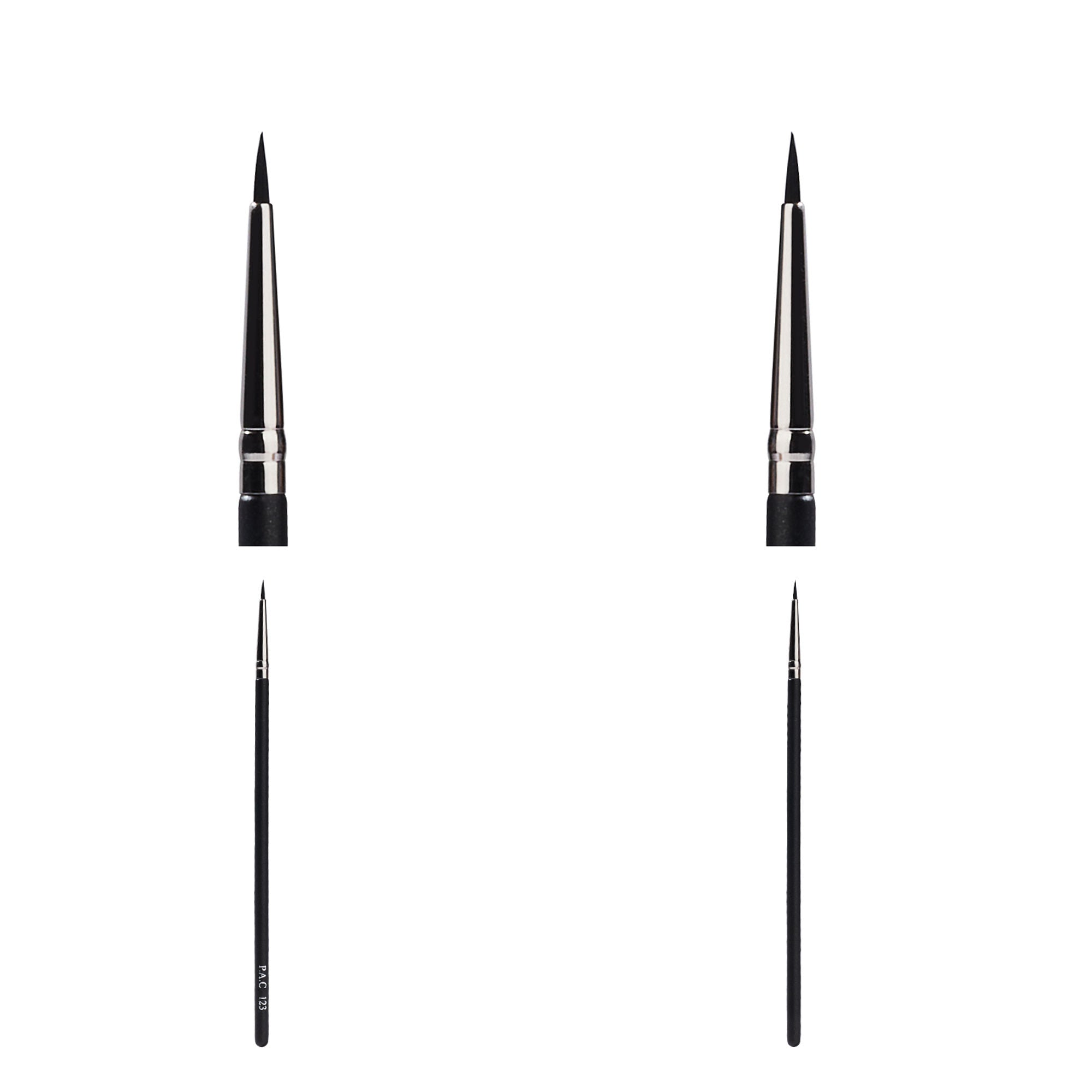 PAC Studio Eyeliner Brush 123 - Pointed Liner Brush for Precision, Perfect for Graphic & Winged Eye Looks
