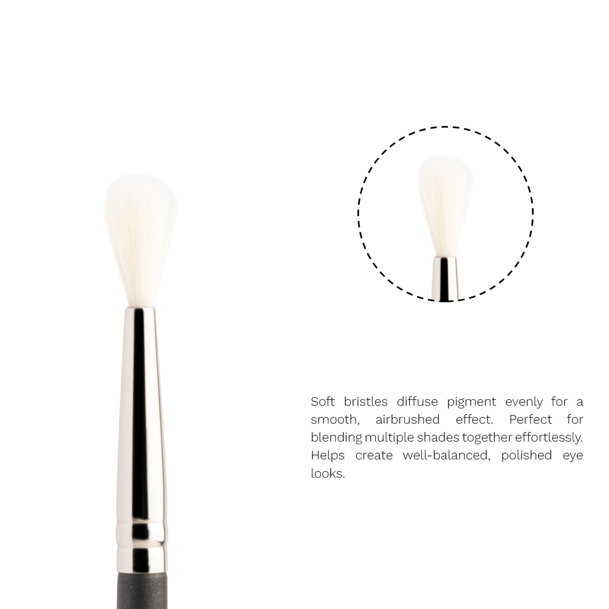 PAC Studio Blending Eyeshadow Brush - 126 - Distacart