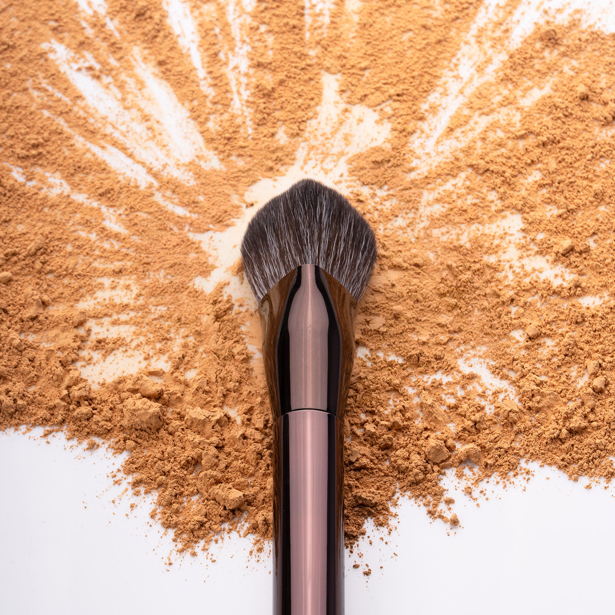 PAC Studio T01 Multi-Purpose Powder Brush - Densely Packed Synthetic Bristles, Ideal for Blush & Contour - Distacart