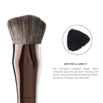 Thumbnail for PAC Studio T02 Foundation Blending Brush - Densely Packed Synthetic Bristles for Foundation Blending