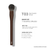 PAC T03 Big Powder Brush - Soft Tapered Bristles, Works With All Powder Products, Ideal for Buffing