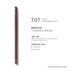 PAC T07 Small Concealer Brush - Precision Tip for Spot Concealing, Eyeshadow Application & Blending