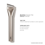 Thumbnail for PAC S01 Angular Flat Brush -Ideal for Moisturizers Primers & Foundations, Smooth Uniform Application