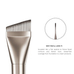 Thumbnail for PAC Studio S01 Angular Flat Brush -Ideal for Moisturizers Primers & Foundations, Smooth Uniform Application - Distacart