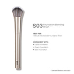 Thumbnail for PAC S03 Foundation Blending Brush - Creates Airbrush Finish, Designed for Post Application Blending