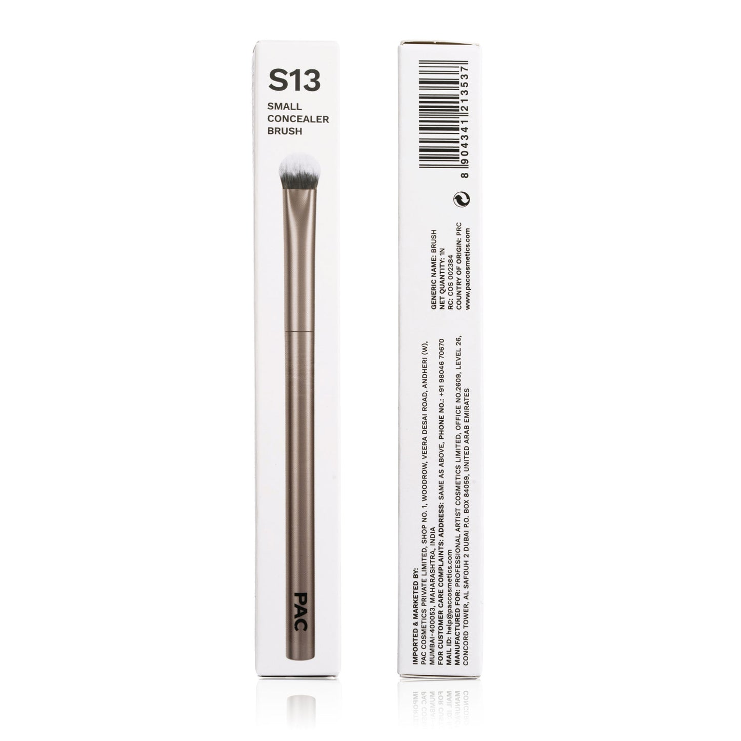 PAC Studio S13 Small Concealer Brush - Kitten Paw Shape allows Precision Coverage, Ideal for Inner Corners - Distacart