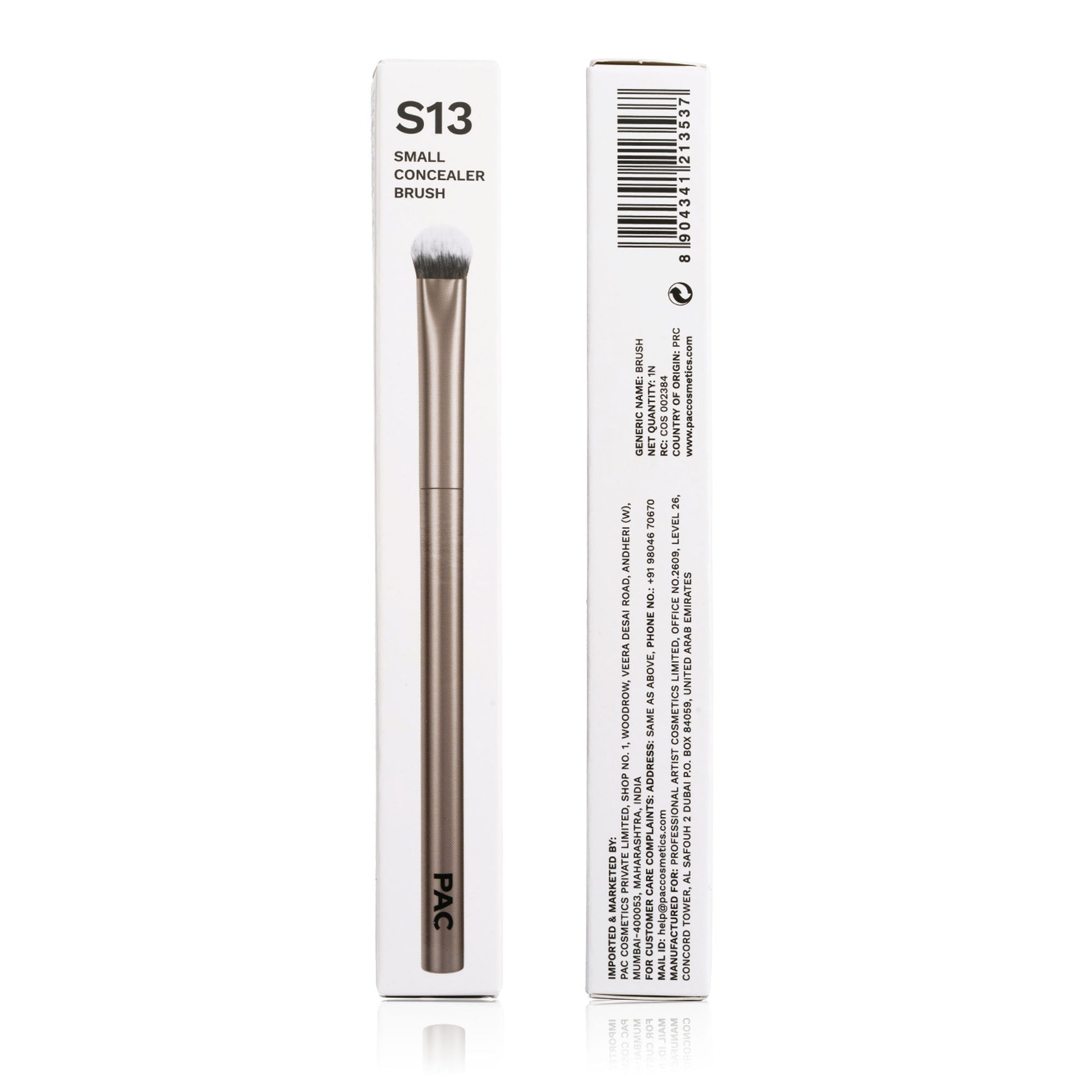 PAC Studio S13 Small Concealer Brush - Kitten Paw Shape allows Precision Coverage, Ideal for Inner Corners - Distacart