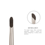 Thumbnail for PAC Studio S14 Small Angular Powder Brush - Short Angled Brush for Precise Detailing & Lash Line Definition - Distacart