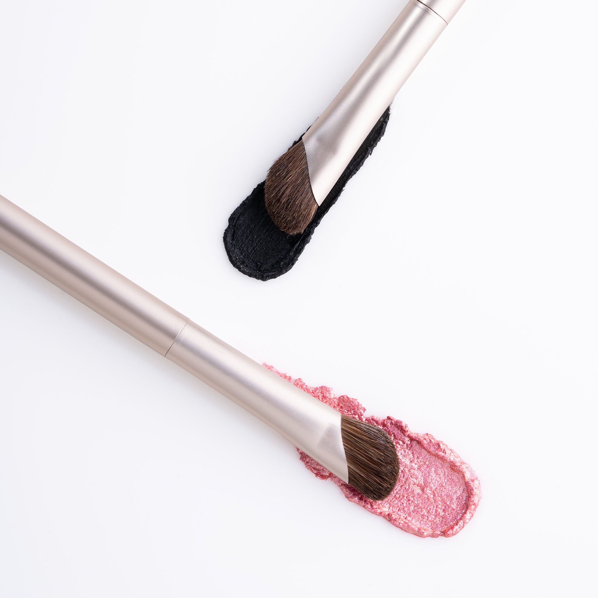 PAC Studio S14 Small Angular Powder Brush - Short Angled Brush for Precise Detailing & Lash Line Definition - Distacart