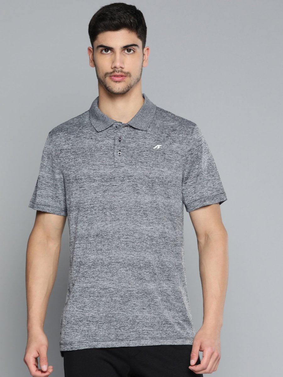 Alcis Men Polo Collar Anti Static Slim Fit T-shirt - Distacart