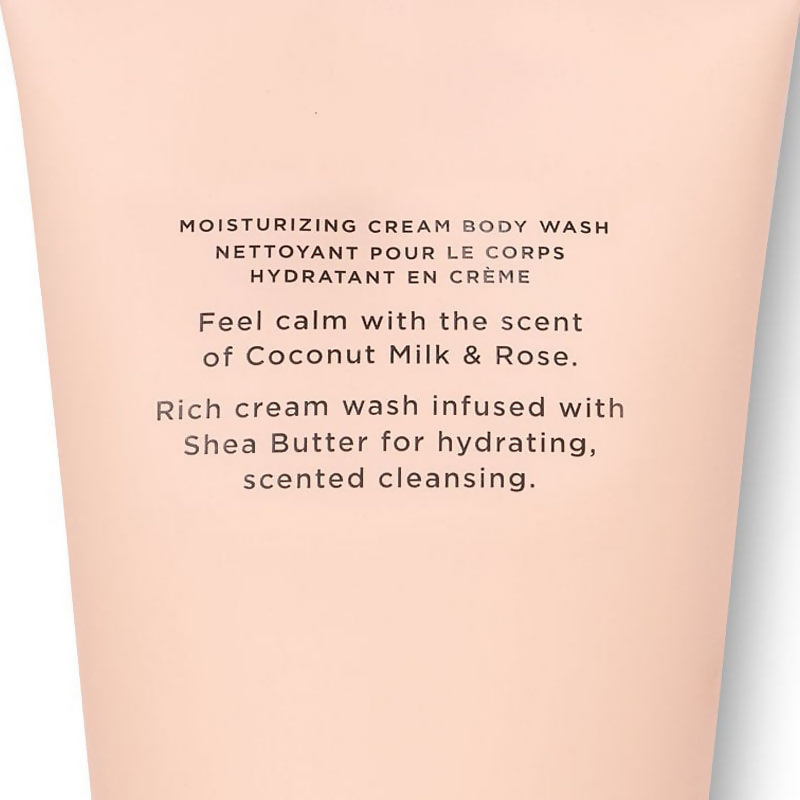 Victoria's Secret Coconut Milk Rose Natural Beauty Moisturizing Cream Body Wash - Distacart