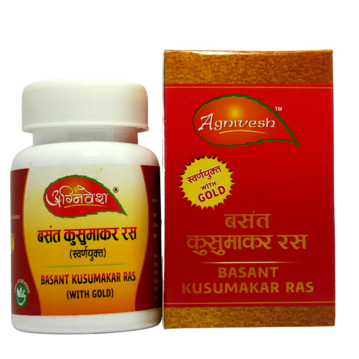 Agnivesh Basant Kusumakar Ras (With Gold) - Distacart
