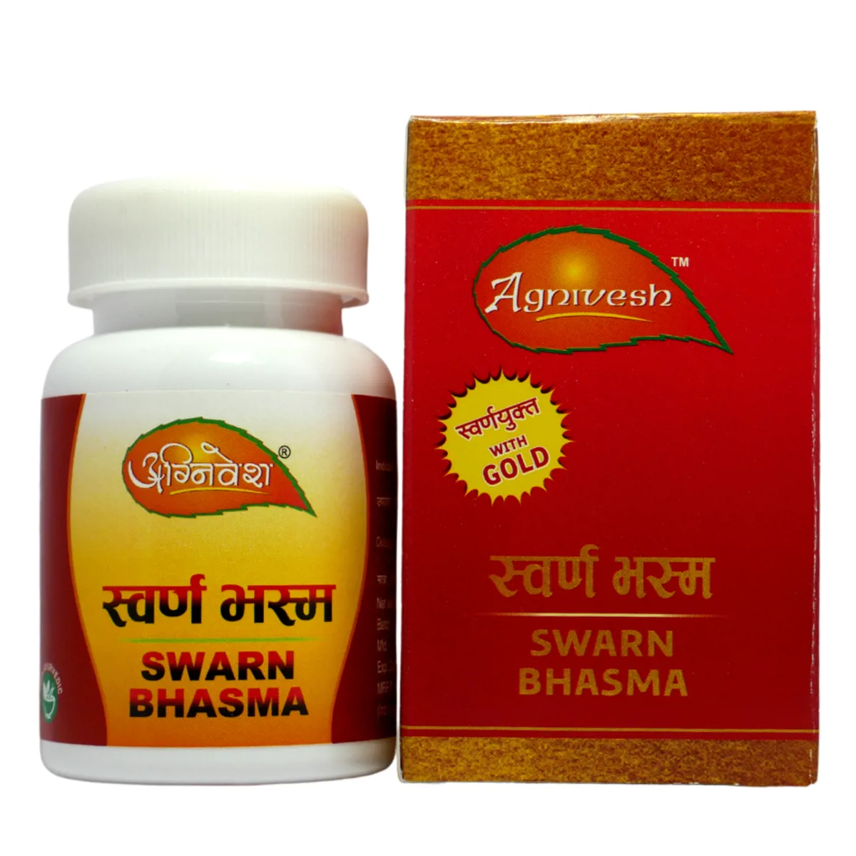 Agnivesh Swarn Bhasma (With Gold) - Distacart