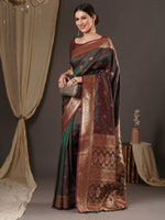 Thumbnail for Anouk Woven Design Zari Banarasi Saree - Distacart