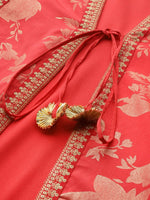 Thumbnail for Ahalyaa Floral Printed Ethnic Maxi Dress - Distacart