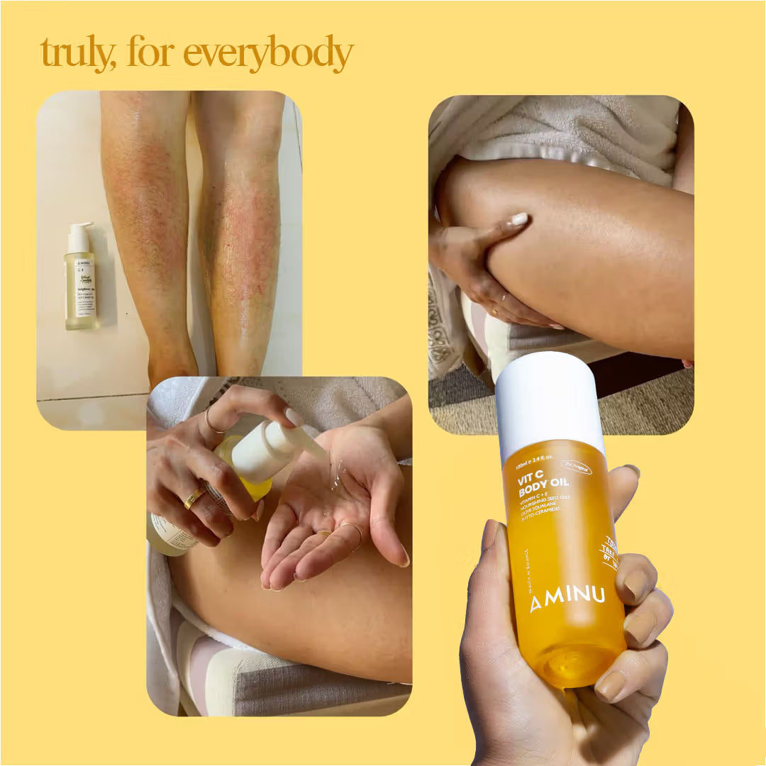 Aminu Melting Aminu Vit C Body Oil for Brightening & Hydrating - Distacart