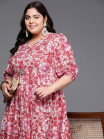 Thumbnail for Ahalyaa Women's Traditional wear Ethnic Dress - Red - Distacart