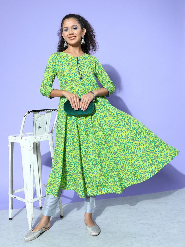 All About You Women Floral Printed Kurta - Distacart