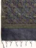 Thumbnail for All About You Women Navy Blue Zari Detailed Regular Kurta with Trousers & Dupatta - Distacart
