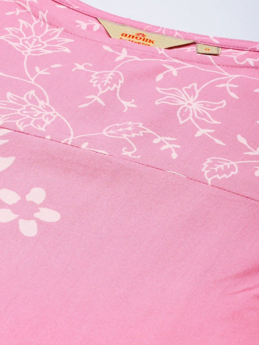 Anouk Women Floral Printed Kurta - Distacart