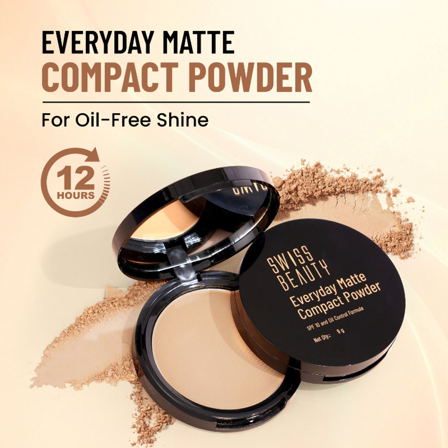Swiss Beauty Everyday Matte Compact - 1 Ivory - Distacart