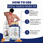 Thumbnail for Divya Shree Urtho Vedna Mukti Capsule & Oil Ayurvedic Joint Pain Relief Kit - Distacart