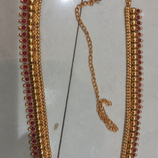 Elite Trading Golden Sari/Dress Red Belt - Distacart