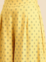 Thumbnail for All About You Women Yellow Printed Kurta with Palazzos & Dupatta - Distacart