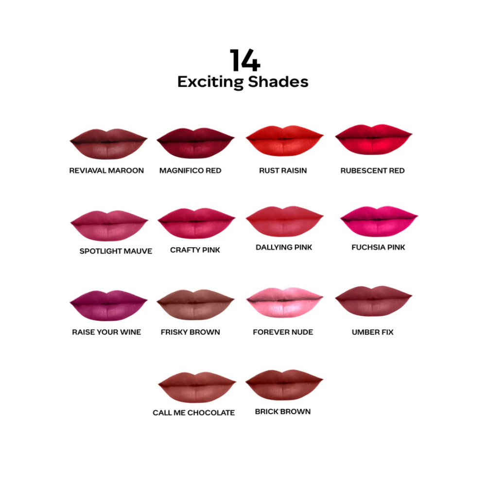 Faces Canada Comfy Matte Pro Liquid Lipstick - Raise Your Wine 03 - Distacart